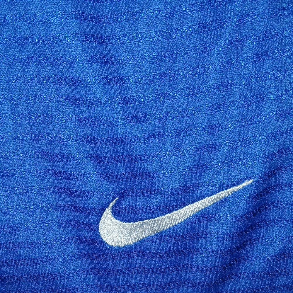 Nike Men's Blue Shorts with White Accents - Picture 2 of 5